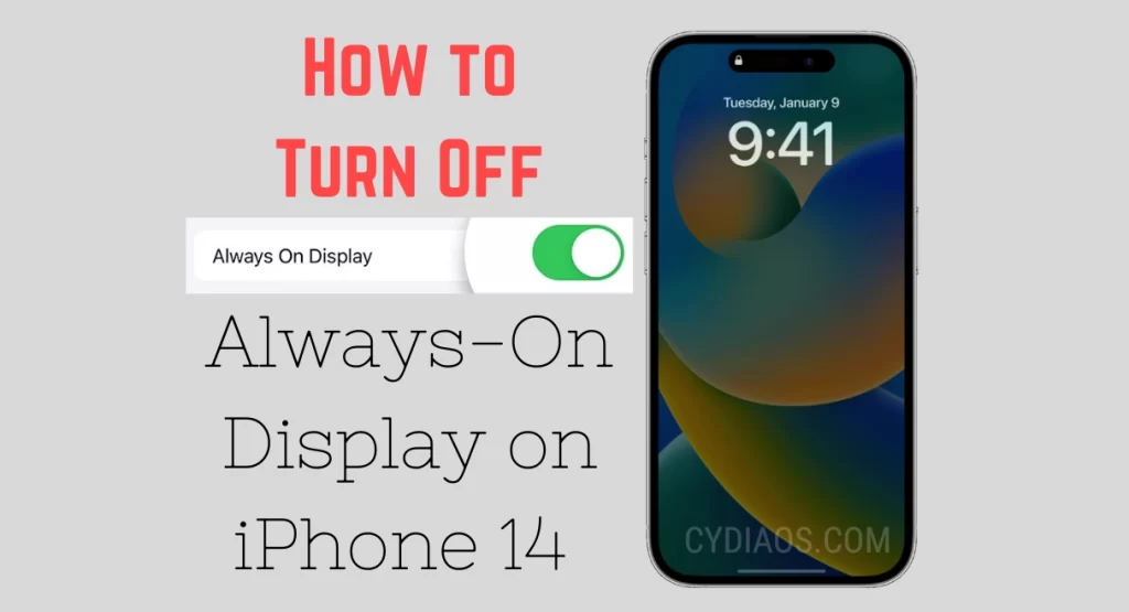 Turn Off Always-On Display on iPhone 14 Pro Max